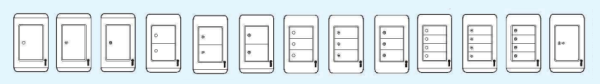 Công Tắc Phím Lớn Series S68D - S68 MEGA